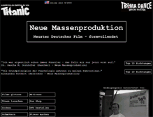 Tablet Screenshot of neuemassenproduktion.de